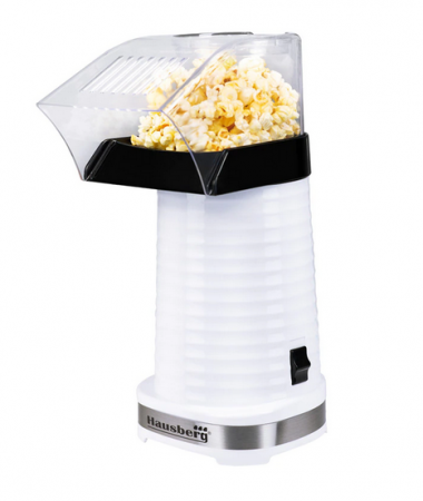 Accesorii Bucatarie si Ustensile - Aparat electric popcorn dublu (EHB 4), capacitate 12 pahare, tehnologie sistem jet cu aer cald fara ulei, 1200 W, timp de preparare 3 min