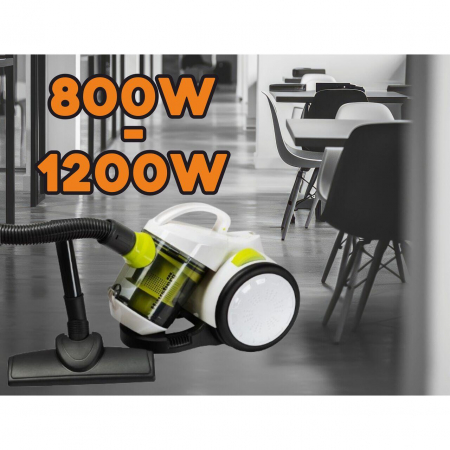 Aspirator fara sac (HB 5), 800-1200W, capacitate 1.5 L, aspirare uscata, ciclonic, filtru HEPA [4]