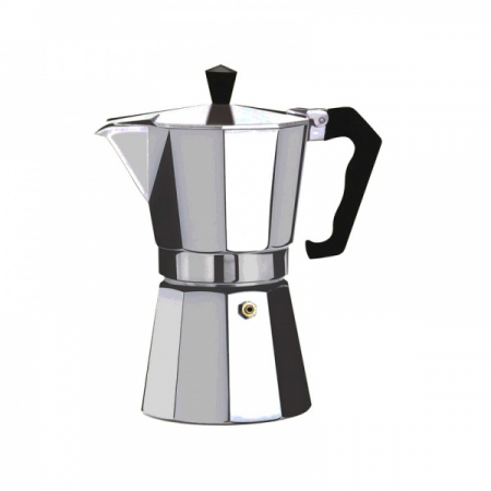 Accesorii Bucatarie si Ustensile - Cafetiera Espresso (E 250), 6 cesti, 300 ml, Ã˜9 cm, aluminiu, Argintiu