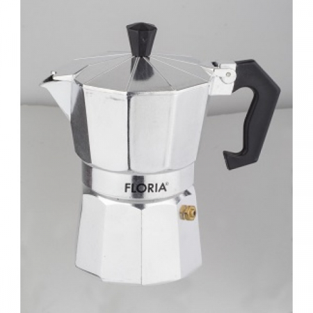 Cafetiera Espresso (E 250), 6 cesti, 300 ml, Ã˜9 cm, aluminiu, Argintiu [1]