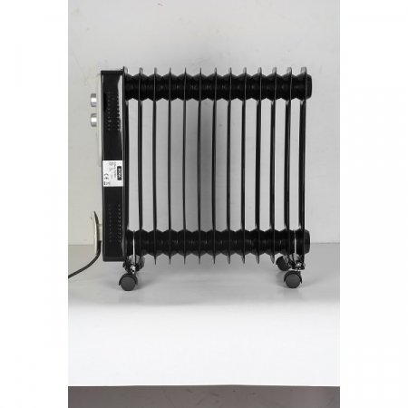 Calorifer electric Floria (E 264),Negru 2500 W, 13 elementi, 3 trepte de putere, Termostat reglabil, Protectie supra-incalzire, Indicator luminos, [2]