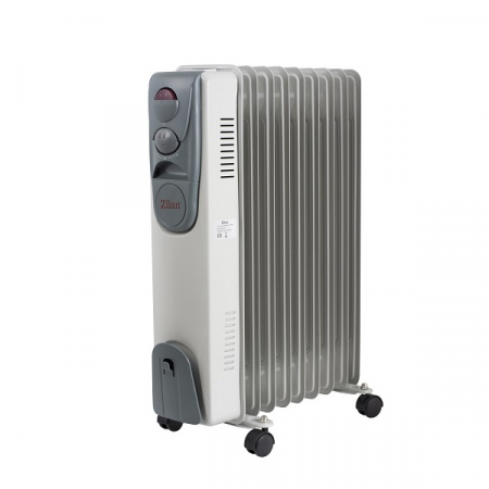 Calorifer electric (E 255), 9 elementi, Putere 2000 W, 3 trepte de putere, Termostat de siguranta, Termostat reglabil [2]