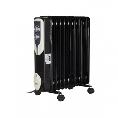 Calorifer electric Floria (E 263),Negru 2500 W, 11 elementi, 3 trepte de putere, Termostat reglabil, Protectie supra-incalzire, Indicator luminos, [4]