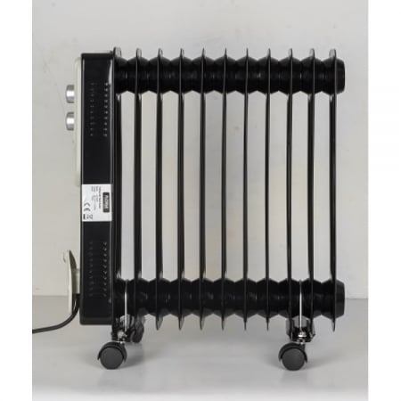 Calorifer electric Floria (E 263),Negru 2500 W, 11 elementi, 3 trepte de putere, Termostat reglabil, Protectie supra-incalzire, Indicator luminos, [2]