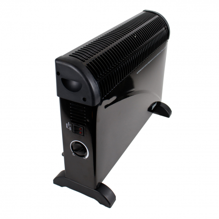 Radiator - Convector electric 2000 W (EZL 1) , termostat reglabil 3 trepte, negru [1]