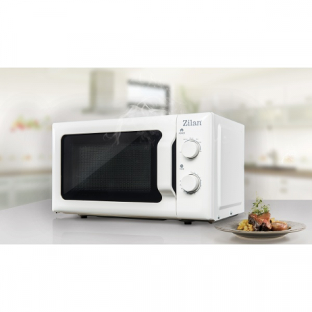 Cuptor cu microunde ZILAN Alb(E 352), capacitate 20 l, 700 W, [2]