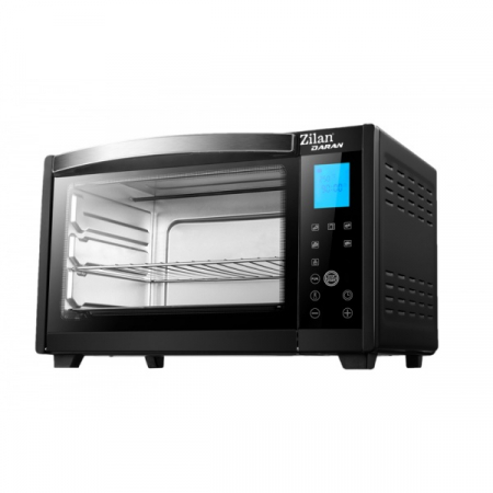 Cuptor electric digital (E 335) ,NEGRU Capacitate 28L, Putere 1600W, Geam dublu, Temporizator 180 min, Temperatura maxima 230 grade celsius, [1]