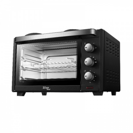 Cuptor electric (E 350) YUSUF, 1600 W, 28 Litri, Temperatura Reglabila, Negru [2]