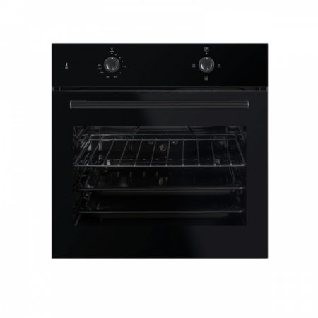 Cuptoare - Cuptor incorporabil (E 342) cu lumina interioara, temperatura reglabila, 3 metode de incalzire, incorporabil, Negru