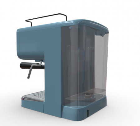 Espressor manual cafea (E 116), Albastru,15 Bar, 1.25 l, 1.100W, Design Retro [4]
