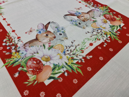 Fata de masa decor pentru Paste (FM 302) 130x175 cm (6 persoane) [2]