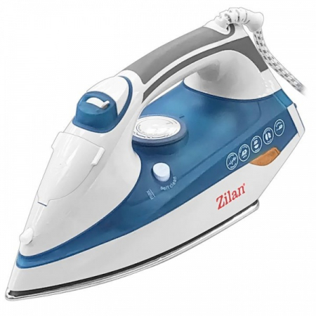 Fier de calcat cu aburi, talpa inox (E 367), 2200W, Sistem pulverizare spray, Functie anticalcar, Functie autocuratare [7]