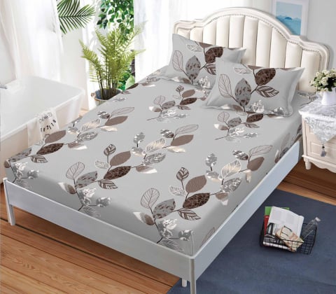 Huse de Pat Finet - Husa saltea cu elastic din Finet, pat dublu (HPF 252) cu doua fete de perna