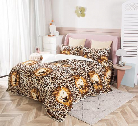 Lenjerie Cocolino - 4 piese - Lenjerie Cocolino 4 piese cu Blanita (LCB 13), pentru pat 2 persoane, 200x230 cm