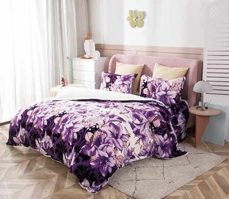 Lenjerie Cocolino - 4 piese - Lenjerie Cocolino 6 piese cu Blanita (LCB 100), pentru pat 2 persoane, 200x230 cm