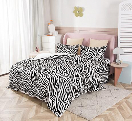 Lenjerie Cocolino - 4 piese - Lenjerie Cocolino 4 piese cu Blanita (LCB 9), pentru pat 2 persoane, 200x230 cm