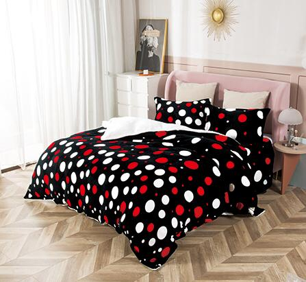 Lenjerie Cocolino - 4 piese - Lenjerie Cocolino 4 piese cu Blanita (LCB 10), pentru pat 2 persoane, 200x230 cm