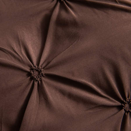 Lenjerie de pat dublu, FINET 6 piese (Finet 978) Maro, 245 x 250 cm, Jojo [1]