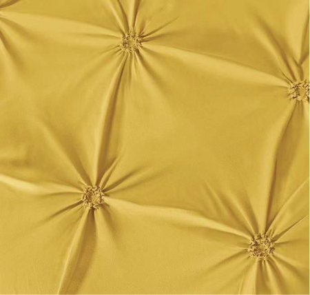Lenjerie de pat dublu, FINET 6 piese (Finet 988) Mustar, 245 x 250 cm, Jojo [1]