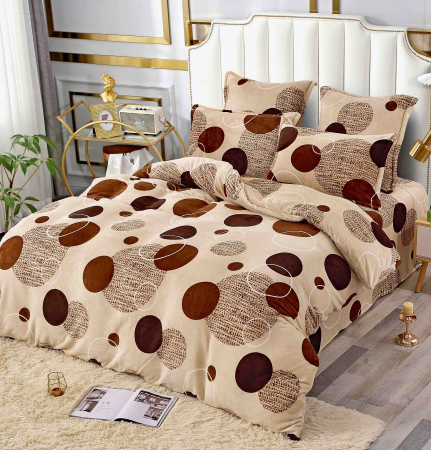Lenjerii de pat COCOLINO - Lenjerie pufoasa Cocolino (COCO 660), 6 piese, pat 2 persoane