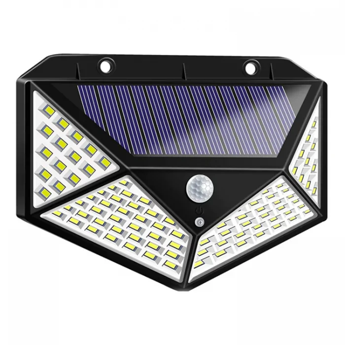 Lampa solara cu acumulator (E 107), 100 LED - uri si senzor de miscare [0]