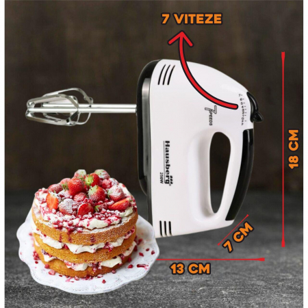 Mixer de mana (HB 6),  250 W, 7 viteze [2]