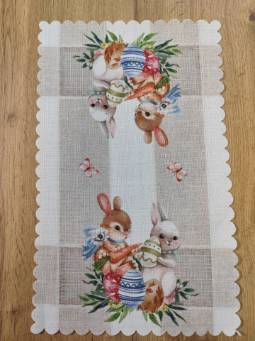 Fete de masa - Napron decorativ pentru masa de Pasti (FMN 401) 30x45 cm