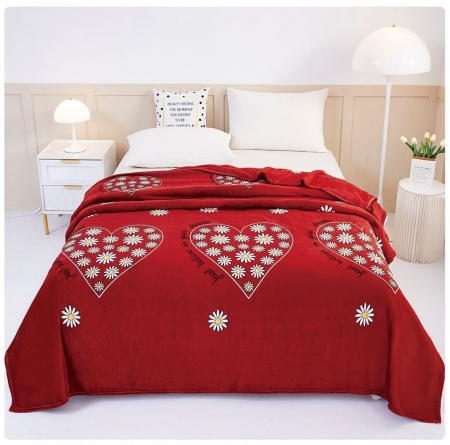 Patura Cocolino cu Blanita - Patura cu Blanita (PB 118), pentru pat 2 persoane, 200x230 cm