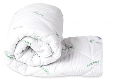Pilota Aloe Vera - Pilota de vara din microfibra (PVM 901), cu Aloe Vera, Pat dublu 180x210 cm