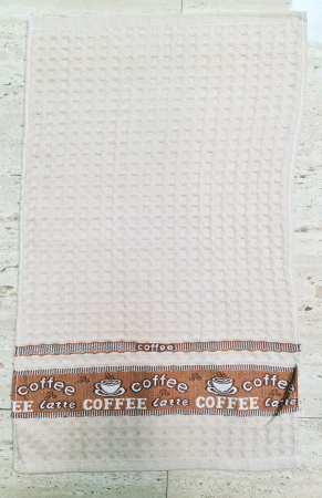 Accesorii Bucatarie si Ustensile - Prosop fagure de Bucatarie (PBF 1), cacao, 60 x 40 cm