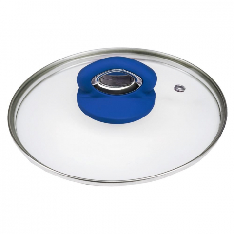 Oala ceramica cu capac si manere din silicon, alb, albastru si verde [5]