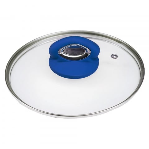 Oala ceramica cu capac si manere din silicon, alb, albastru si verde [5]