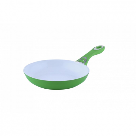 Accesorii Bucatarie si Ustensile - Tigaie ceramica ergonomica 24 cm, (HB 32) cu maner de silicon detasabil