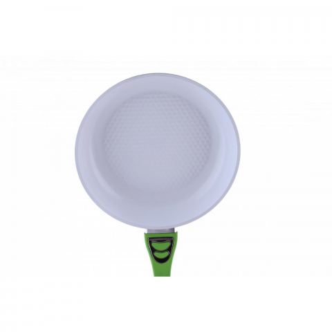 Tigaie ceramica ergonomica 24 cm, (HB 32) cu maner de silicon detasabil [2]