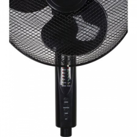 Ventilator cu picior (E 774) ,Negru 50W, 40 cm diametru, Telecomanda, Timer, [2]