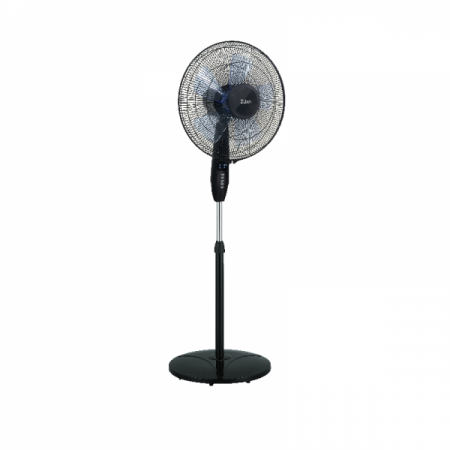 Electronice & Electrocasnice - Ventilator cu picior si inaltime reglabil, 3 viteze, putere 60W,temporizator,(E 776),pozitie fixa sau rotativa, Negru