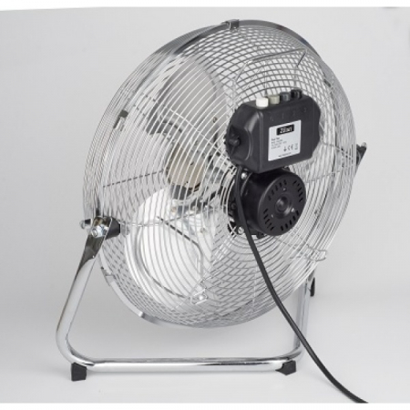 Ventilator inox cu suport (E 786), Putere 50 W, Diametru 36 cm, 3 trepte ventilare, Unghi de inclinare reglabil [1]
