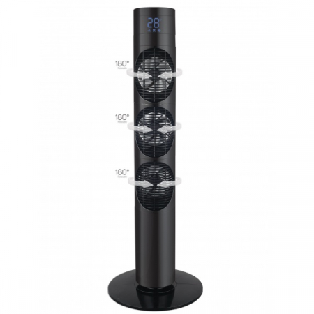 Electronice & Electrocasnice - Ventilator turn (E 791), Timer, Telecomanda, Trei trepte, Consum 3x20W, Debit de aer 1787 mc/ora