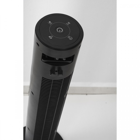 Ventilator turn (E 795), Temporizator 12 ore, Termometru, Telecomanda, 3 viteze, 4 moduri de ventilatie, Putere 45W [3]