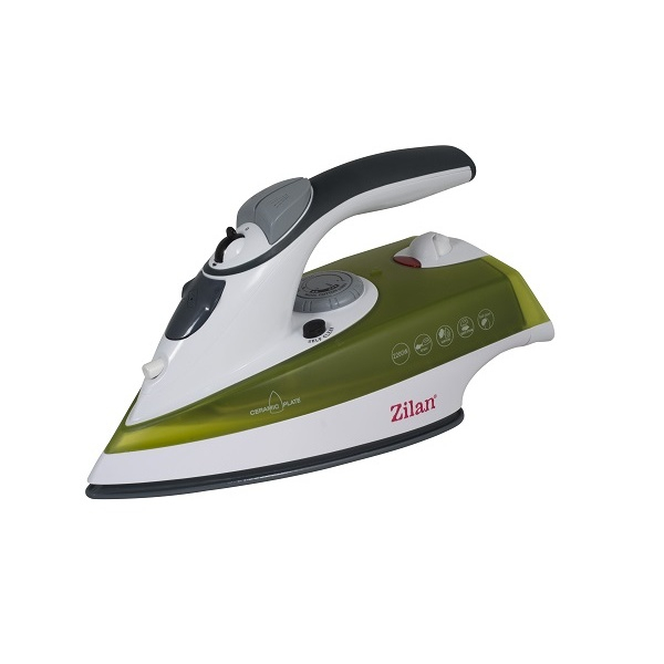 Fier de calcat talpa ceramica (E 364),Mov Putere 2200W, calcare cu aburi si uscata, functie autocuratare Verde