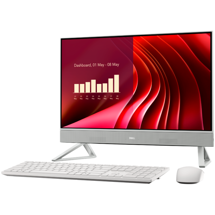 Dell 24 AIO,23.8" FHD(1920x1080)Infinity Touch,Intel Core 7 150U(12MB cache,10Cores,up to 5.4GHz),16GB(1x16)5200MT/s,1TB(M.2)PCIe NVMe SSD,Integrated Graphics,Wi-Fi 6E(2x2)+BT,Dell Pro Keyboard and Mo [3]