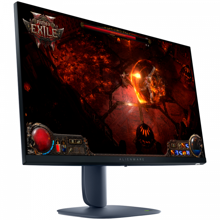 Dell Alienware 27 Gaming Monitor - AW2725DM 27" WQHD 2560x1440 180Hz, 95% DCI-P3 (CIE 1976), 109 PPI, 16:9, 400cd/m2, IPS, 1000:1, 178/178, 1ms/2ms/4ms, DP, HDMI, USB, Height, Swivel, Tilt, Pivot [2]