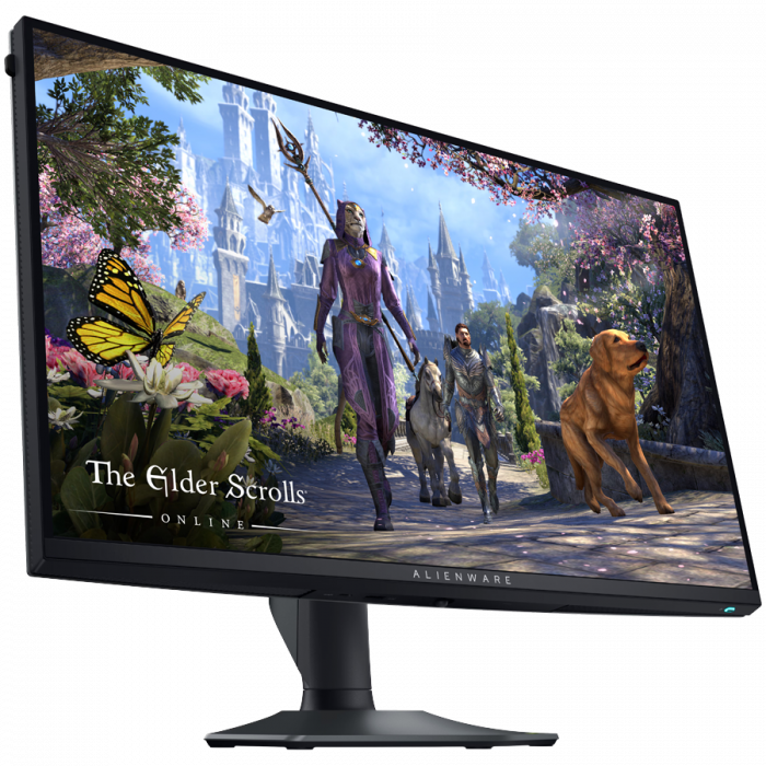 Dell Alienware AW2725QF Gaming Monitor,27" 4K,Dual-Resolution 3840x2160/180Hz(4K mode),1920x1080/360Hz(FHD mode),95% DCI-P3,600cd/m2(HDR peak),178/178,1xDP 1.4, 2xHDMI 2.1, 1xUSB-B 3.2 Gen1, 1xUSB-C 3 [3]