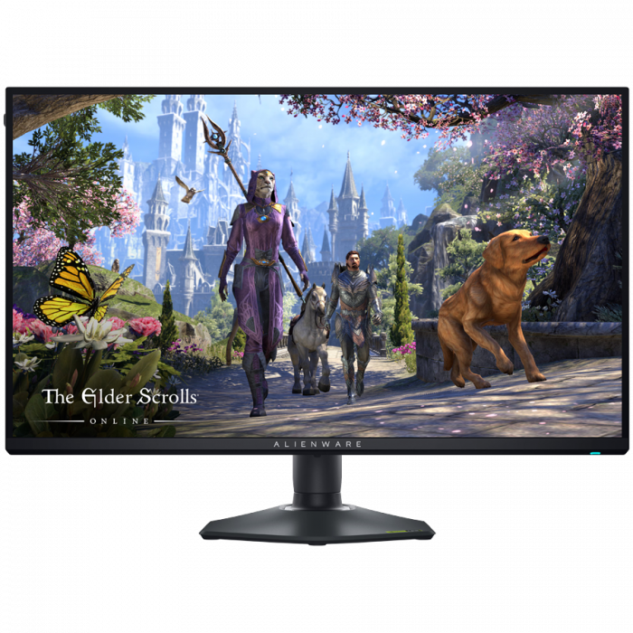 Dell Alienware AW2725QF Gaming Monitor,27" 4K,Dual-Resolution 3840x2160/180Hz(4K mode),1920x1080/360Hz(FHD mode),95% DCI-P3,600cd/m2(HDR peak),178/178,1xDP 1.4, 2xHDMI 2.1, 1xUSB-B 3.2 Gen1, 1xUSB-C 3 [1]