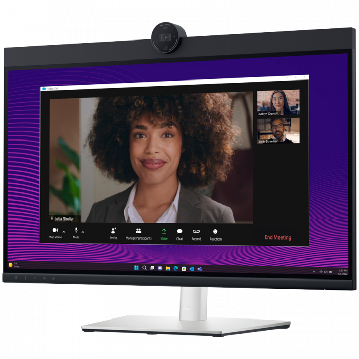 Monitor LED Dell P2724DEB Video Conferencing 27", 2560x1440, QHD, IPS Antiglare, 16:9, 1000:1, 350 cd/m2, 8ms/5ms, 178/178, 2xDP, HDMI, 2xUSB-C (DP/PD), USB-B, 3xUSB-A, RJ-45, Audio line out, 2x5W Spe [2]