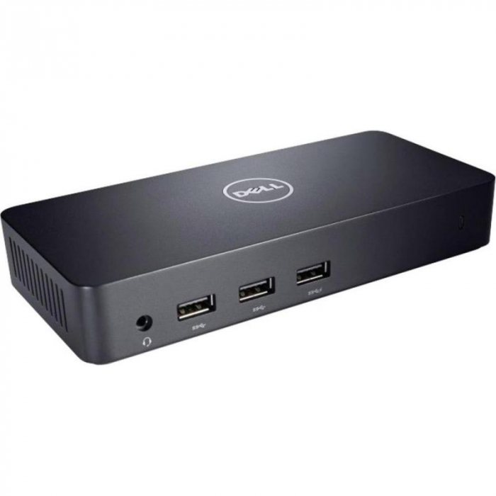 Port Replicator Dell Triple Video D3100, USB 3.0, compatibil cu Latitude si Precision [3]