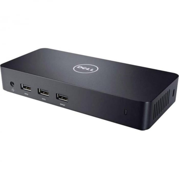 Port Replicator Dell Triple Video D3100, USB 3.0, compatibil cu Latitude si Precision [2]
