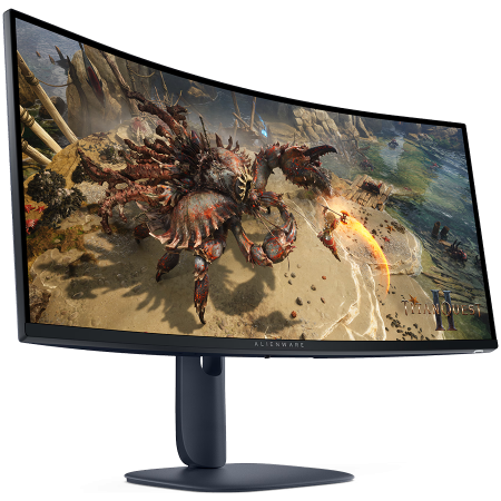 DELL Alienware 34 Curved Gaming Monitor AW3425DWM, 34" WQHD 3440x1440 at 180Hz, 21:9, 95% DCI-P3 (CIE 1976), 1 ms, 400 cd/m2(peak), 3000:1, 1.07 billion colours, 178/178, 2xHDMI, DP 1.4, USB 5Gbps Typ [1]