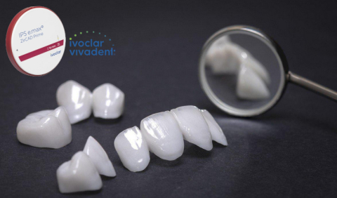 Protetica - Element dentar zirconiu stratificat 3D Ivoclar PRIME