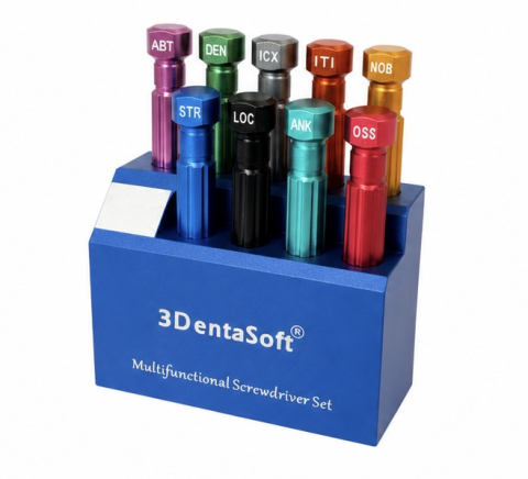 Accesorii - Set surubelnite multifunctionale pentru laborator dentar si implantologie 3DentaSoft®
